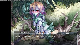 Playing this anime hentai game with dryad characters, it's so immersive