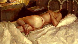 Bold Vintage Erotic Cartoon Illustration From Retro Anime Hentai