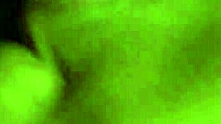 Latina Couple Engages in Intense Blowjob with Monster Cock