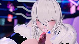 pov neo gives wet blowjob before fucking in public lap dance vrchat erp