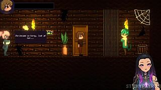 succubus dominates me in hentai sex game... part 3