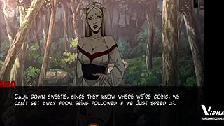 Hag Shinobi Lord in Naruto Porn Parody with Blowjob and Tits