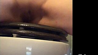 luna masturbates with her big tits and ass to turn you on 😈