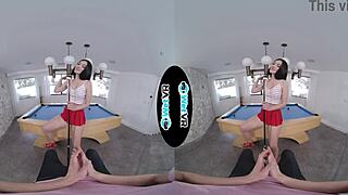 WetVR Pool Table Tease with April Valentino in VR