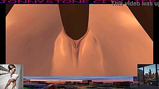 Jonnystone Encounters Latina Model in Wild 3D Interracial Scene