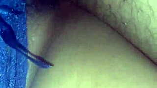 Unfaithful ass in rich thong on all fours