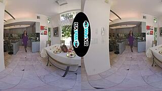 WetVR Pool Table Tease with April Valentino in VR