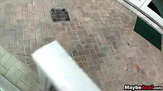 Nerdy Teen Tries Anal In Public POV