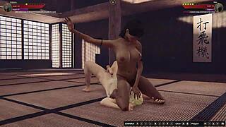 Rien Vs Brittany Naked Fighter 3D