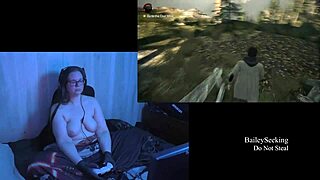 Holy crap, these naked BBW brunettes with big natural tits in Alan Wake playthrough!