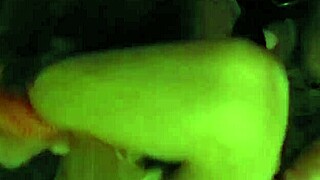 Oh wow, submissive rope bunny slut deepthroats that huge cock like a whore!