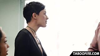 Ebony Girl Lured Into First Lesbian Sex By Friend