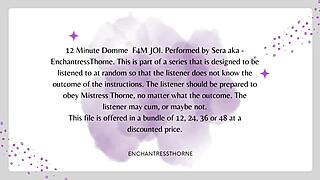 L-Listen to my domme joi instructions!