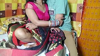 Indian married couple fucks on first night