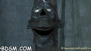 Brunette Babe Toys Herself Wild on Camera in Kinky BDSM Scene