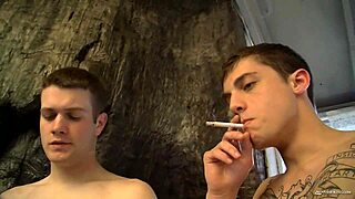oh wow, young gay chris porter takes it doggystyle after bj and smoking!