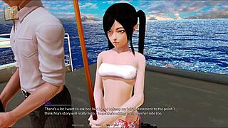 Exploring Harem Hotel in the game series.