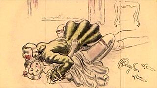 Hey, ever seen such steamy vintage erotic art?