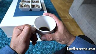 the sly spy watches blonde blowjob