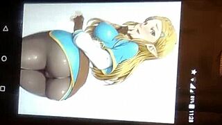 Anime latex tribute to princess zelda with cum scenes