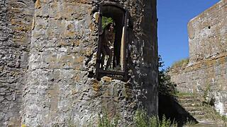 yo, nude shooting at abandoned military base on Totleben Island 4! 🔥