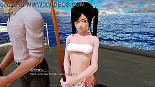 Exploring Harem Hotel in the game series.