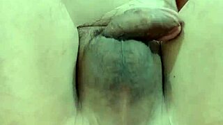 Anal fucking with plug inserted in ass