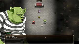 Hey, ready to fight naked with the captain in Karryn’s prison hentai?