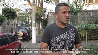 Leticia Ferola, petite teen, gets rough street fucking for money