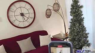 Lonely Milf Abby Somers Craves Huge Cock on Christmas