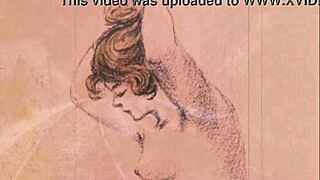 Hey, have you seen this vintage erotic illustration from a classic collection?