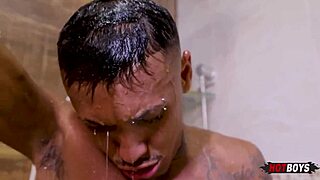 just a casual story of tattooed stud drilling a big guy