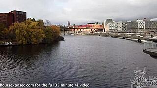 Stockholm Holiday Turns Wild with 3-Way Lesbian Gaping Pussy Party