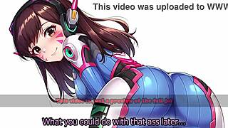 d.va says, 'edge for me in this femdom game.'