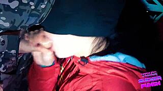 Russian Border Guard Catches Slut for Cock Sucking and Swallowing