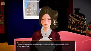 Exploring My New Family 473 with a busty teen brunette in game