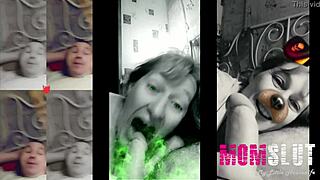 this homemade clip shows her acting like a young slut sucking 😈