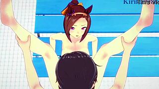 Sakura Bakushin O slammed in intense Uma Musume hentai sex