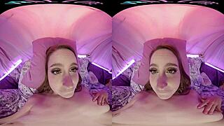 vrallure solo masturbation in pillow palace