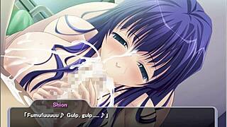 Shion sucks my morning wood brutally in this episode