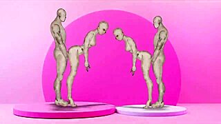 Twins Intensely Fuck Girls in Hentai Cartoon