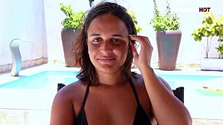 entrevista com a novinha safada fazendo anal e blowjob.