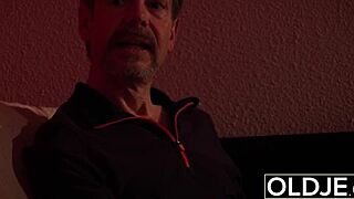 tight teen 18+ pussy gets fucked hard and swallows the cumshot