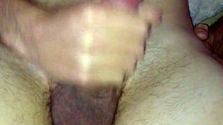 after getting fucked, she masturbates and cums on that big cock