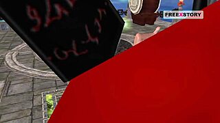 Beautiful Indian girl in 3D anime fingers her pussy and masturbates with a cucumber