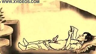 Ever seen vintage erotic drawings with a wild retro interracial twist?