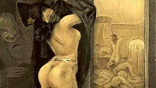 Ever seen vintage erotic drawings with a wild retro interracial twist?