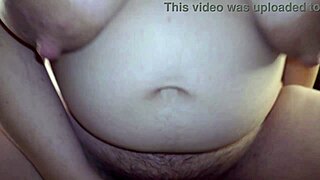 Man, my horny big boobed milf wife gets double penetrated with buttplugs in her ass and heavy creampied pussy, oops - Milky Mari