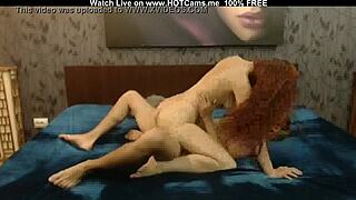 Amateur Redhead Milf Enjoys Webcam Session