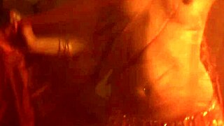 far east belly dancer seduces with erotic moves, wow!